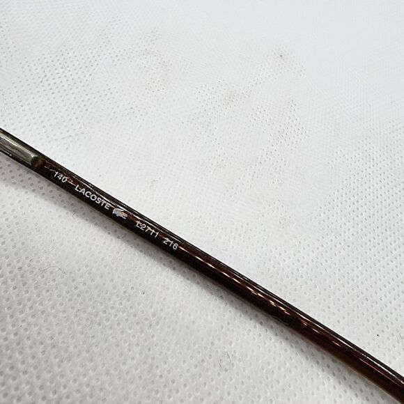 Lacoste Brown Prescription Glasses Frames - Picture 8 of 8